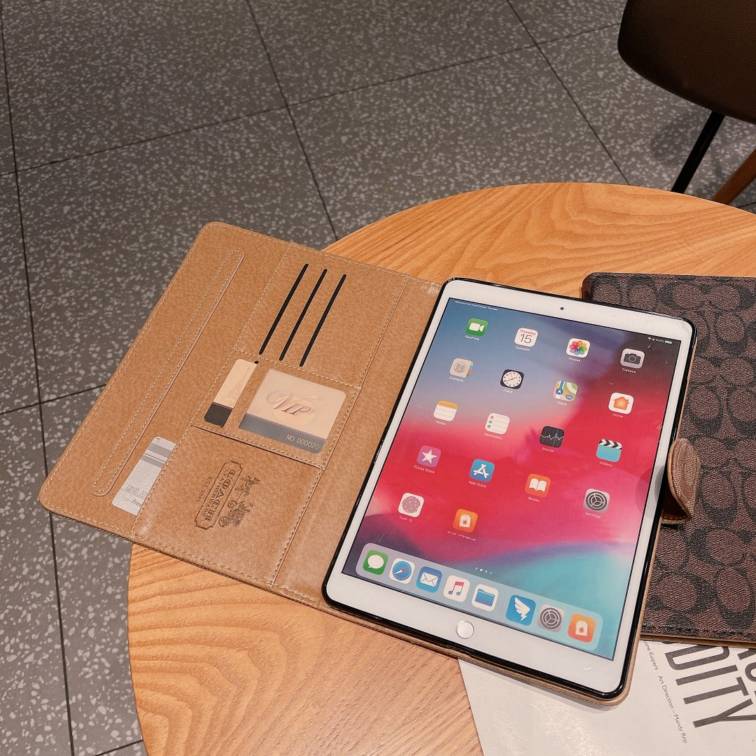 Premium Leather Classic Apple iPad Tablet Case mysite