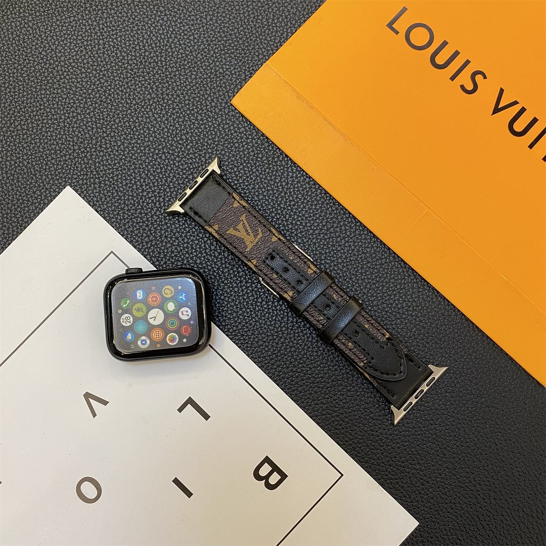 APPLE WATCH STRAP STITCHING MONOGRAM LEATHERs-1 mysite