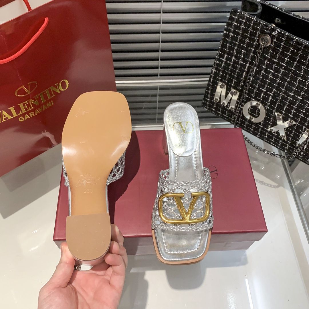 Hollow High Heel Slippers mysite