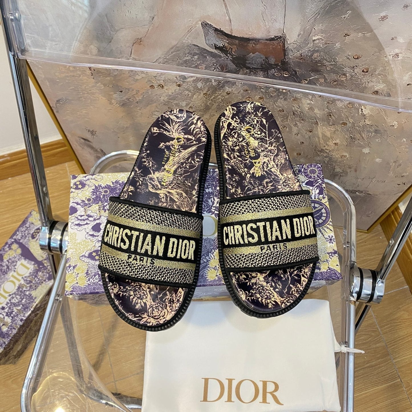 Jacquard Pattern Slippers-1 mysite