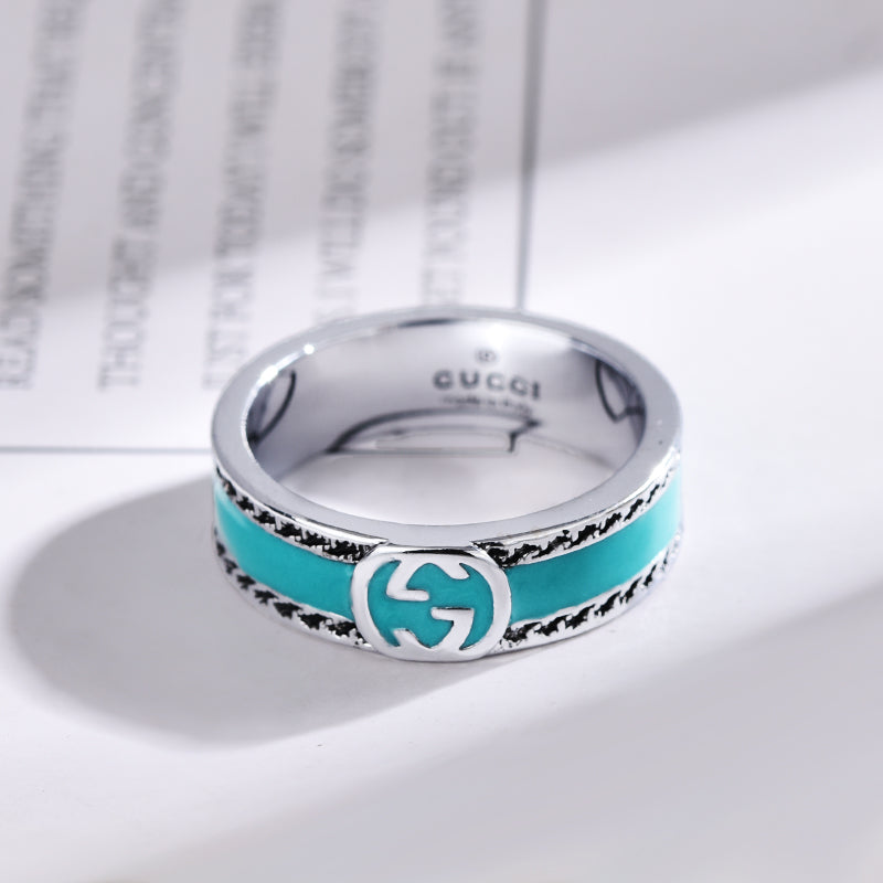 Blue Enamel Rings-s mysite