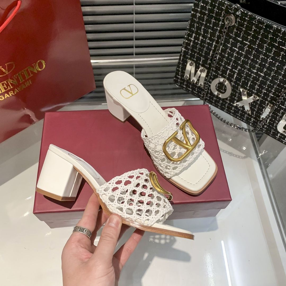 Hollow High Heel Slippers mysite