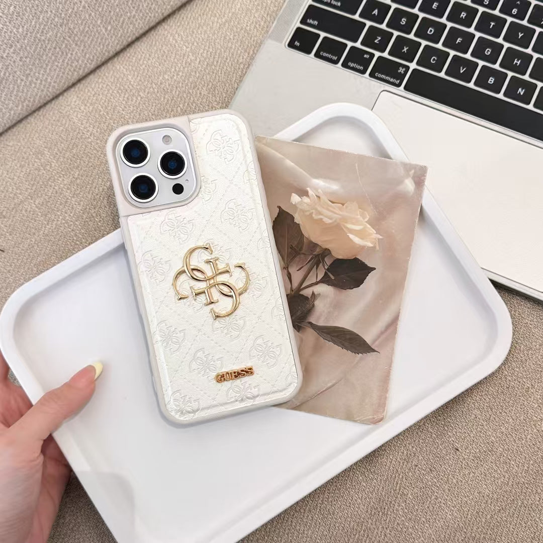 GUESS Monogram Mirror Electroplated Apple iPhone Cases mysite