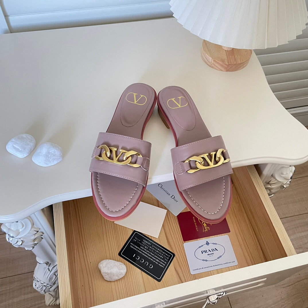 Logo Chain Flat Slides mysite