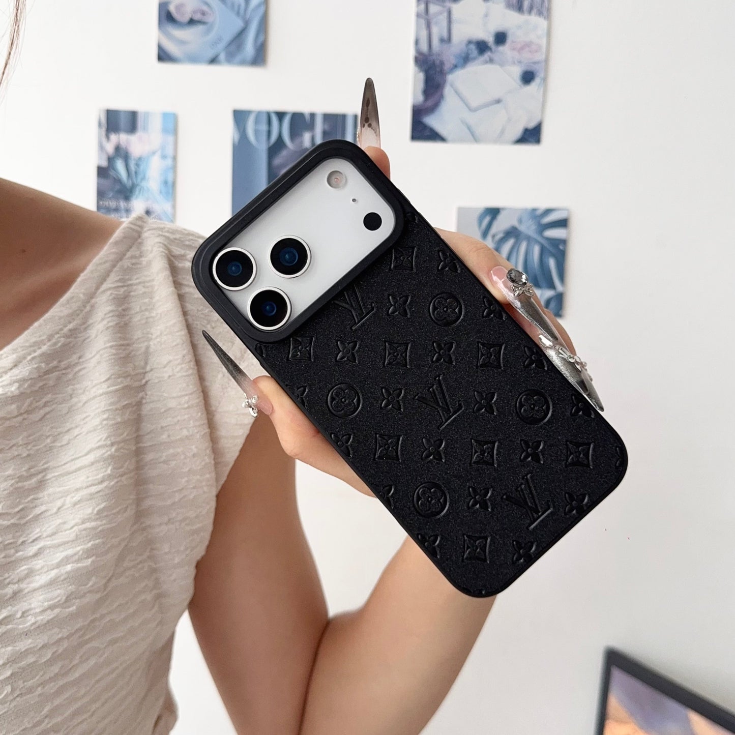 Lux LV Leather Phone Case For iPhone 17 / 16 / 15 / 14s mysite