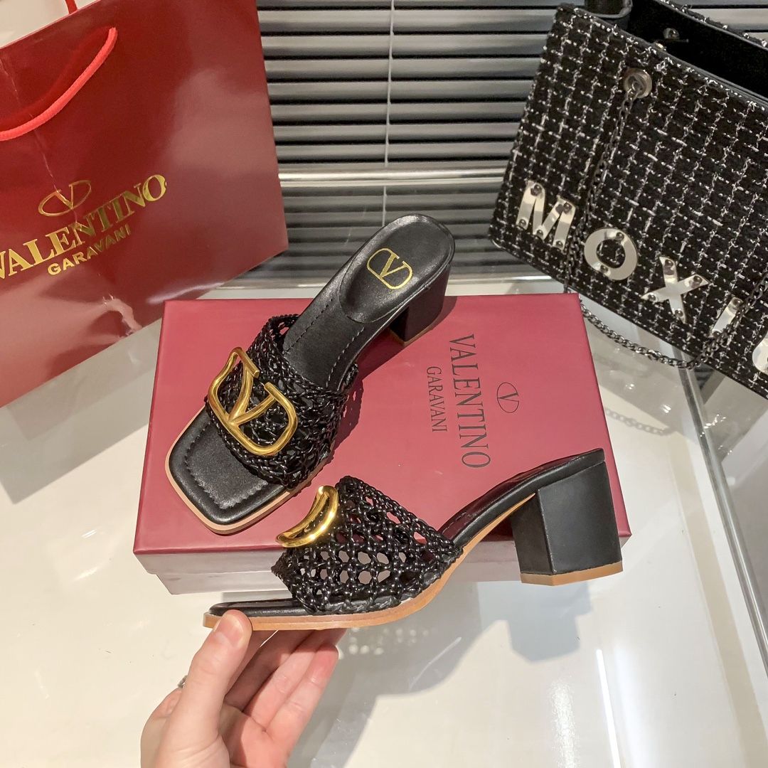 Hollow High Heel Slippers mysite