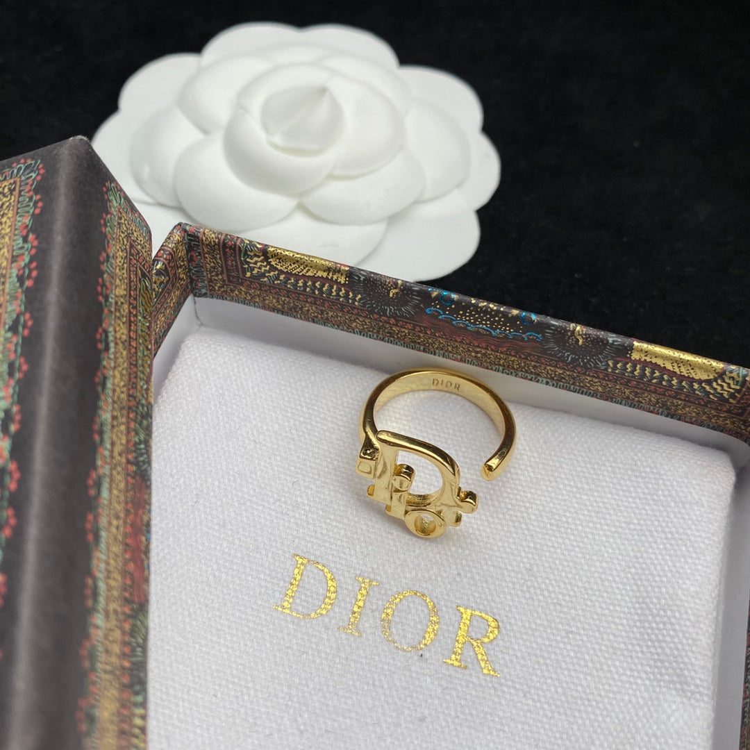 Simple Letter Open Rings-s mysite