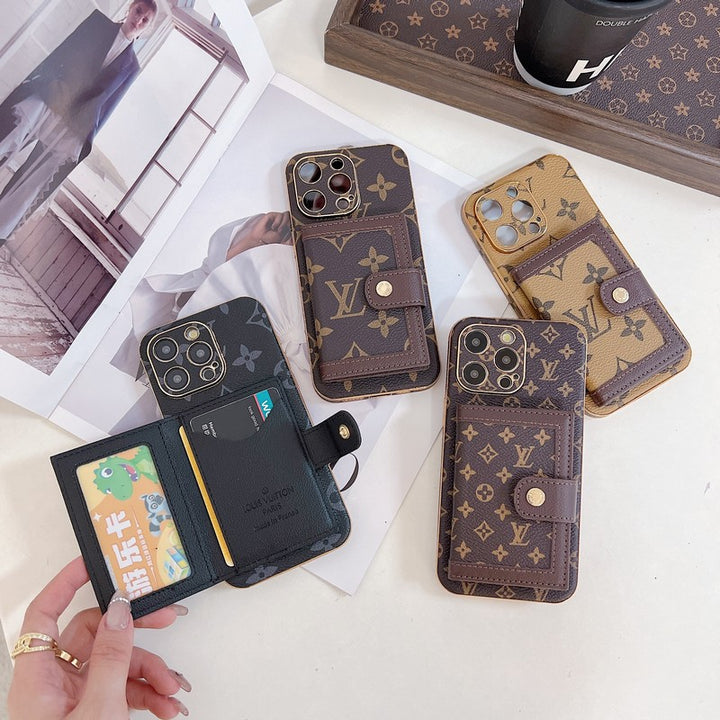 Luxury Classic Color Card Bag Apple iPhone Cases mysite