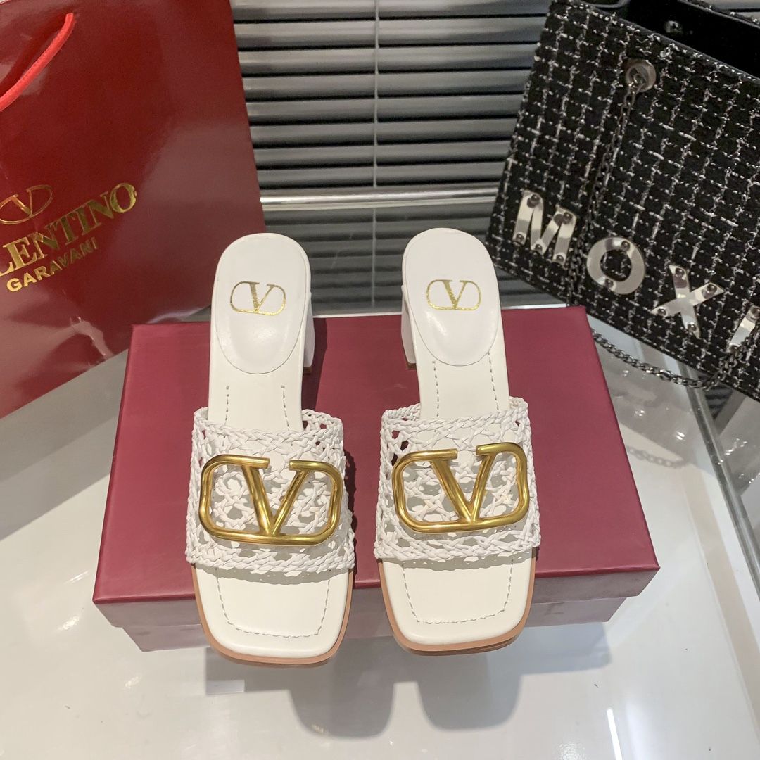 Hollow High Heel Slippers mysite