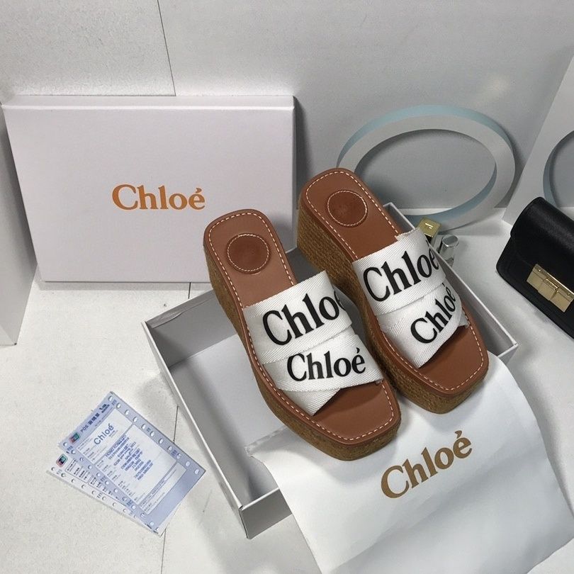 Canvas Woody Platform Sandals mysite