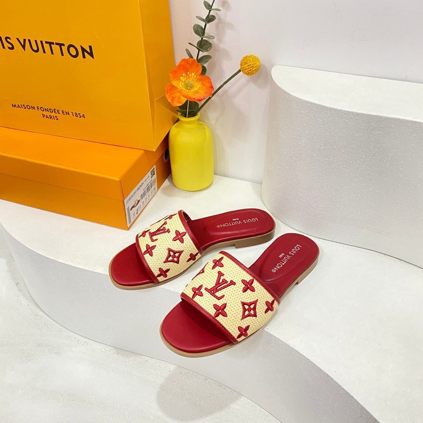 Woven Embroidered Slippers-1 mysite