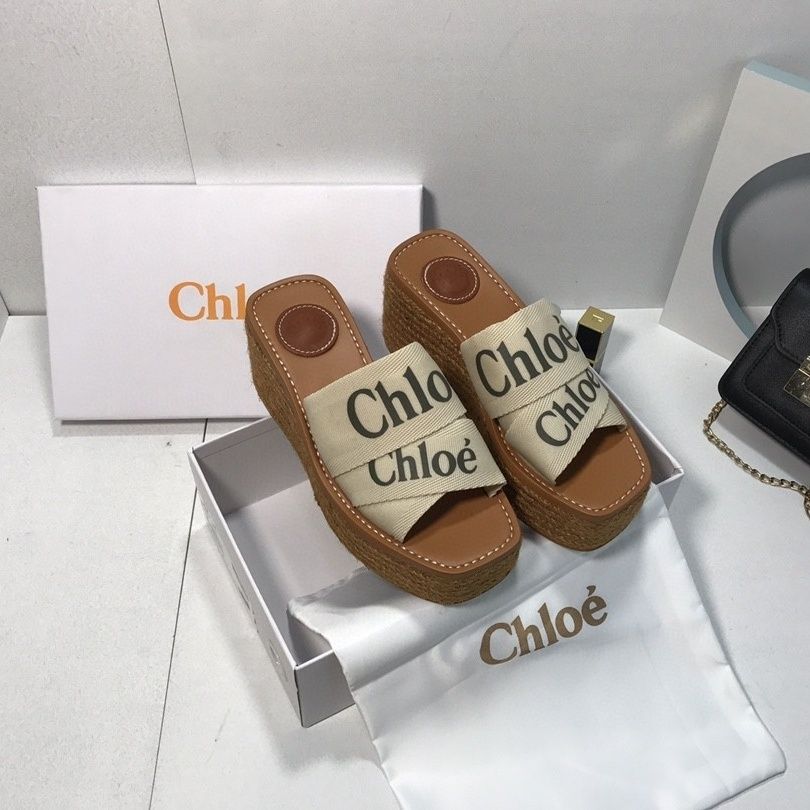 Canvas Woody Platform Sandals mysite