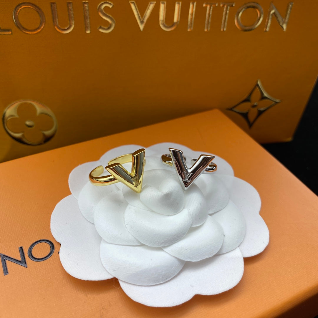 Simple V-Shaped Open Rings-s mysite