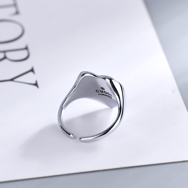 Heart Shape Open Rings-s mysite