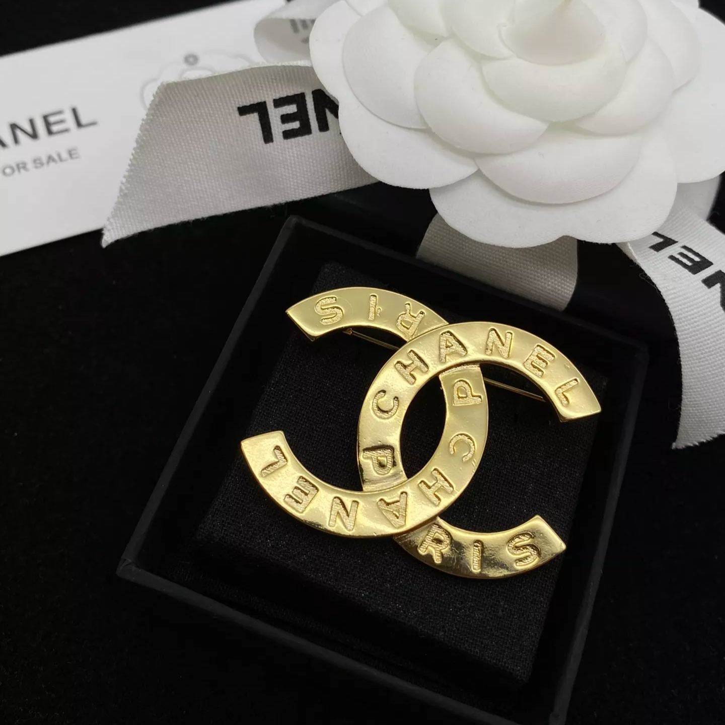 Simple Engraved Letter Brooch-1-s mysite