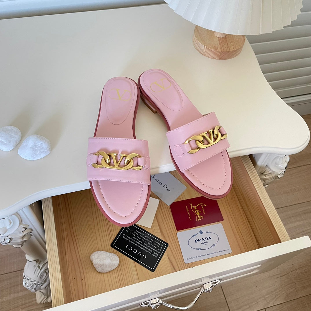 Logo Chain Flat Slides mysite