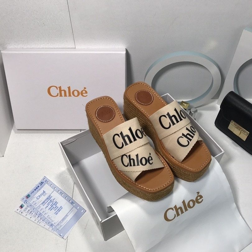 Canvas Woody Platform Sandals mysite