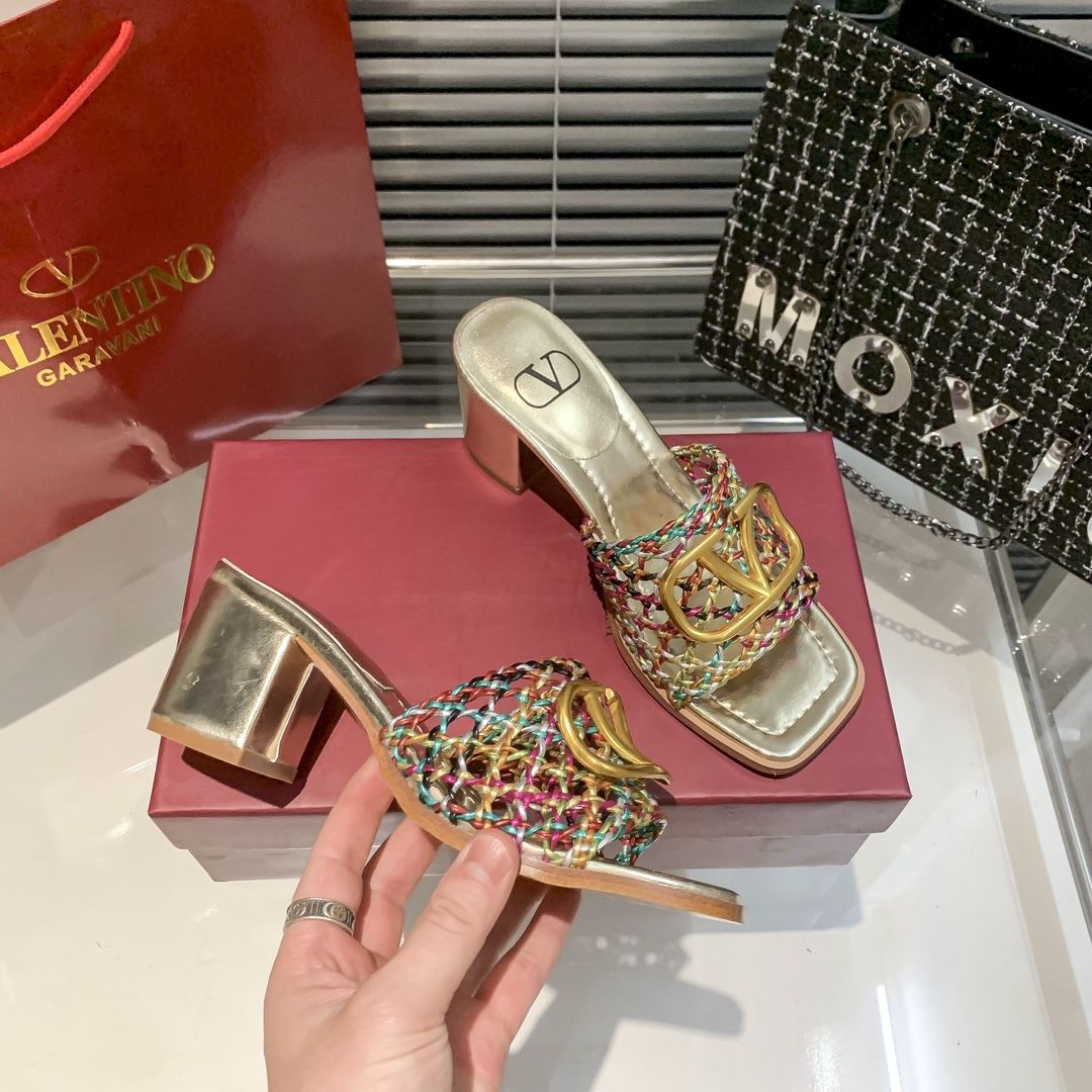 Hollow High Heel Slippers mysite