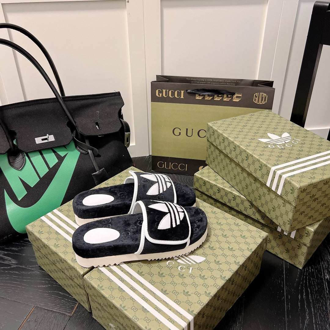 Velcro Platform Sandals-1 mysite