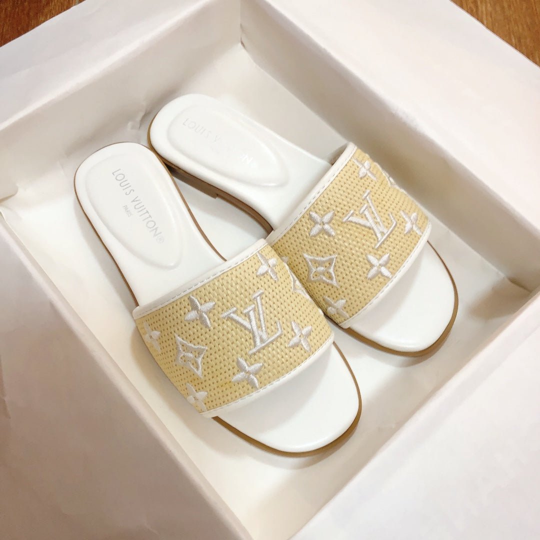 Woven Embroidered Slippers-1 mysite