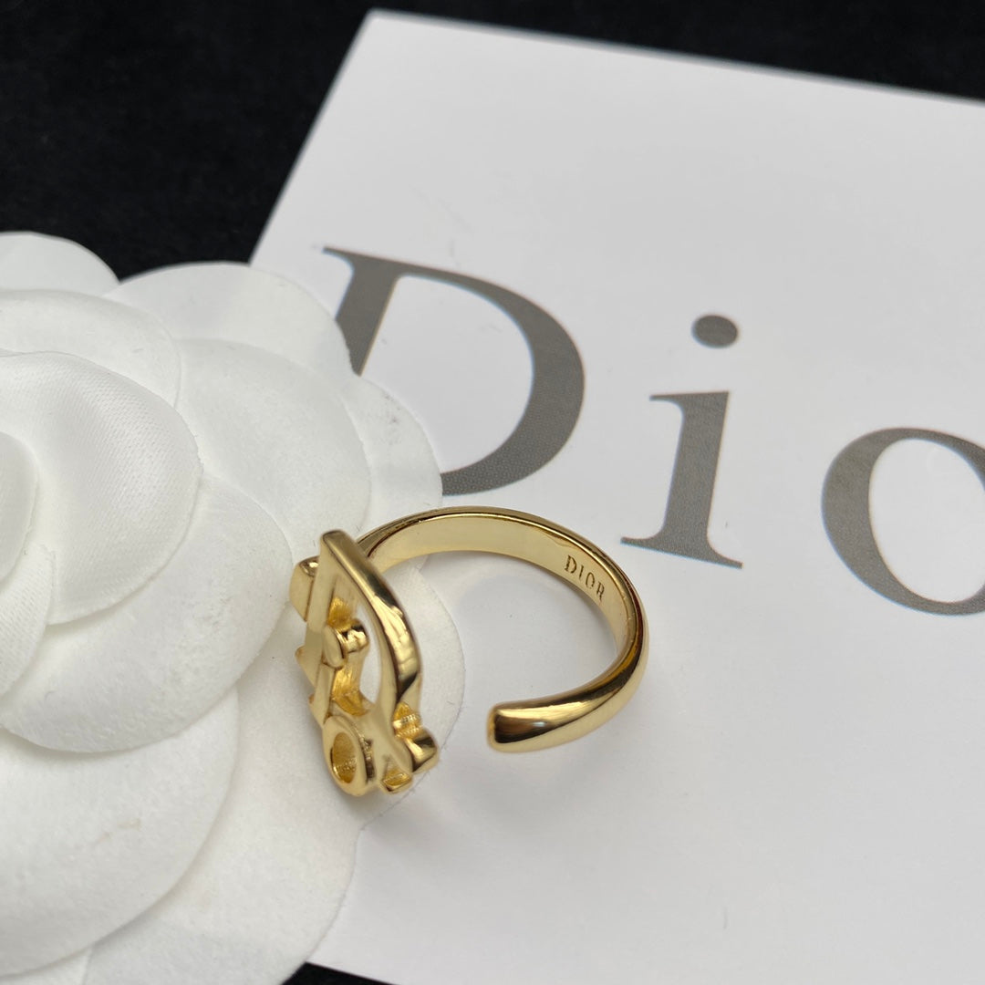 Simple Letter Open Rings-s mysite