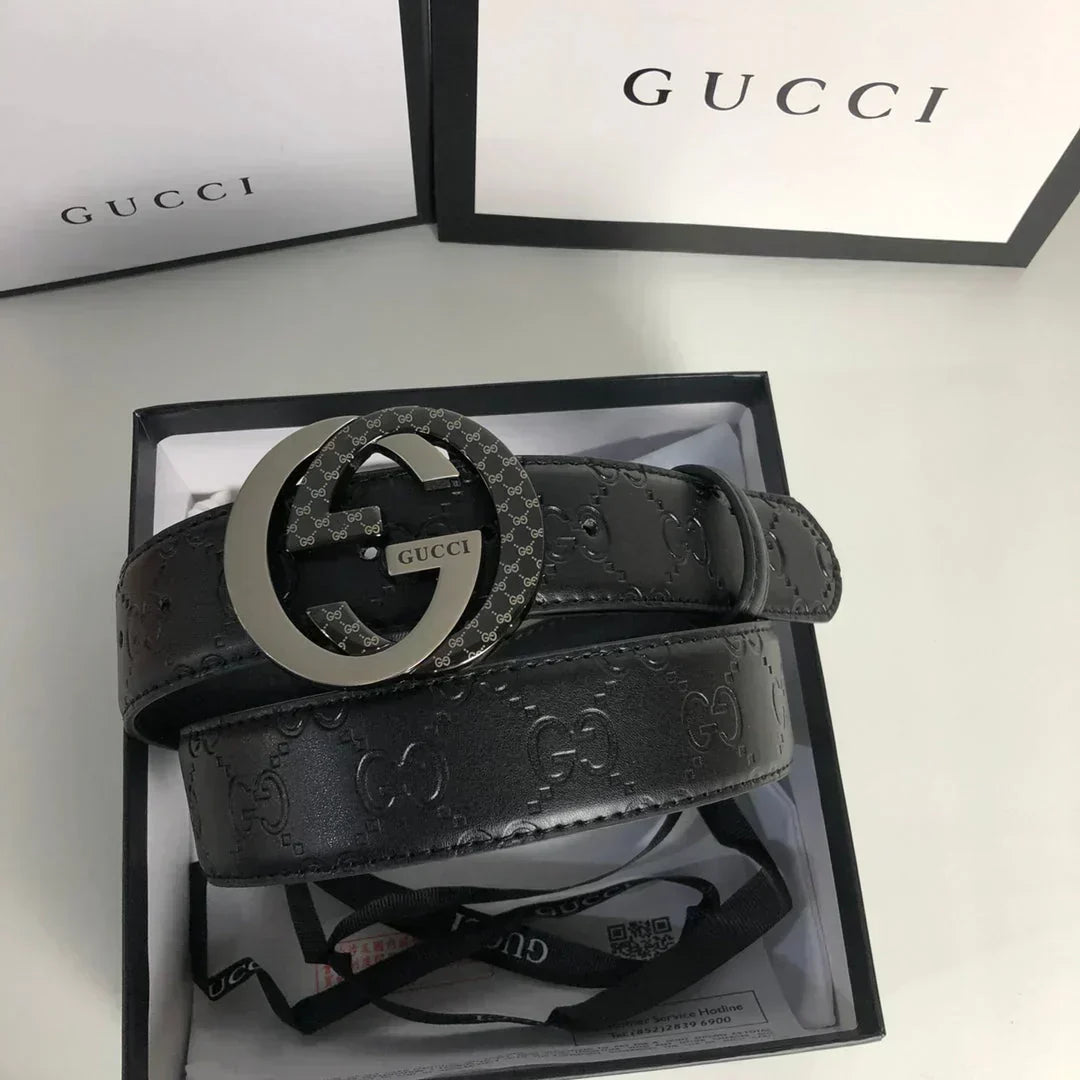 3 Colors Fashion Printed Leather Belts mysite