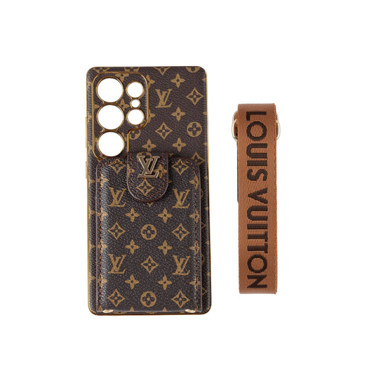 Advanced Leather Samsung Phone Case with Wallet and Strap.s mysite