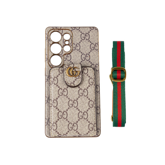 Advanced Leather Samsung Phone Case with Wallet and Strap.s mysite