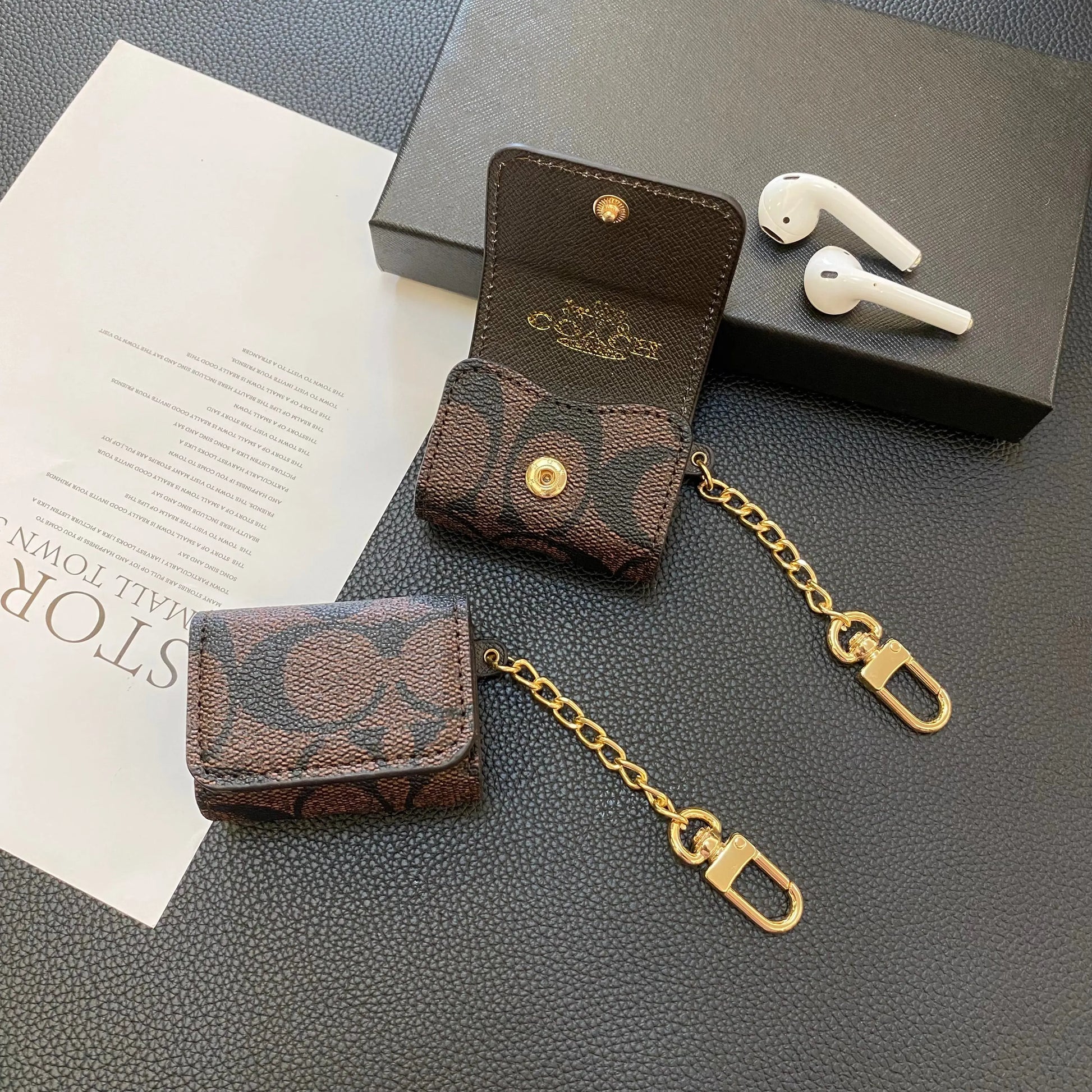 Luxury Coach AirPods 3rd Generation Cases Dark brown-YH240425 mysite