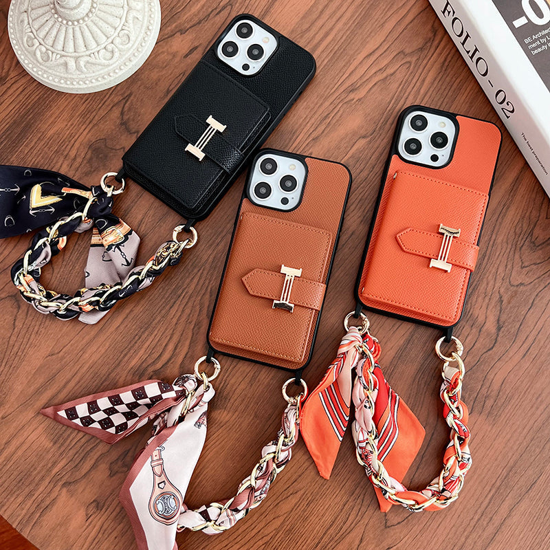 H Card Bag Scarves Leather iPhone Case1 mysite