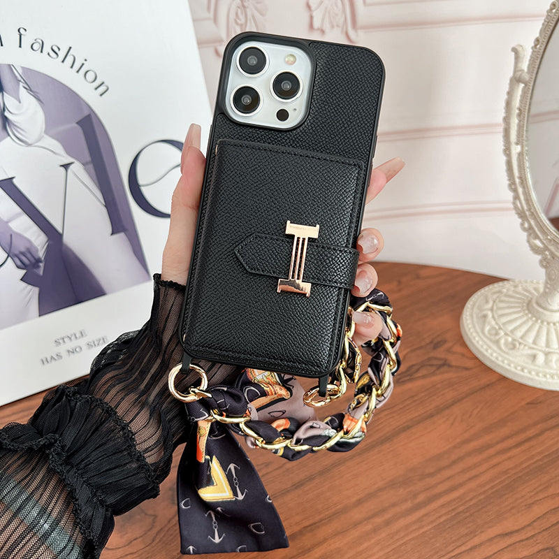 H Card Bag Scarves Leather iPhone Case1 mysite