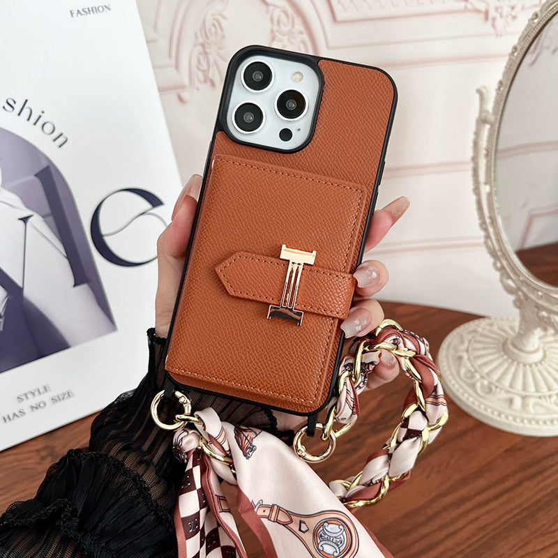 H Card Bag Scarves Leather iPhone Case1 mysite