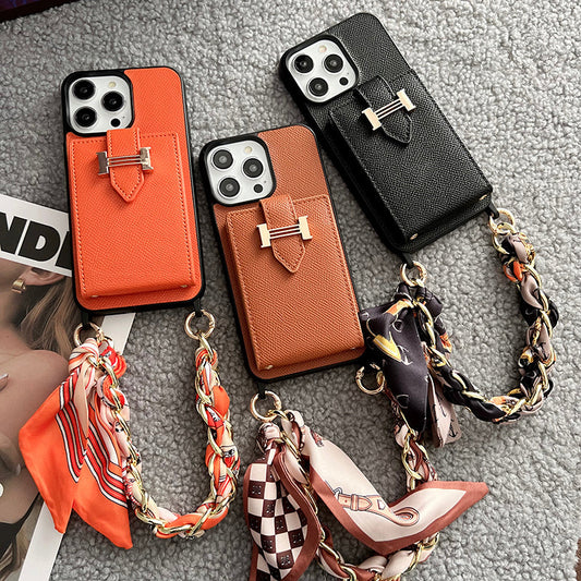 H Card Bag Scarves Leather iPhone Case1 mysite