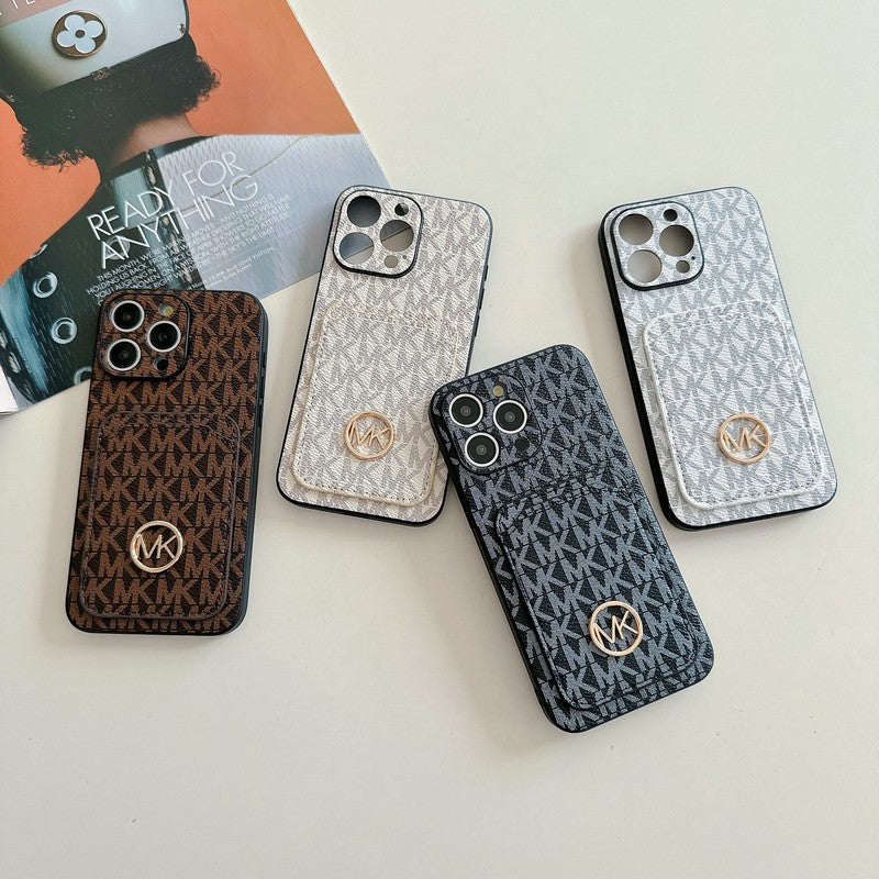 MK Card Bag Gold Logo iPhone Case1 mysite