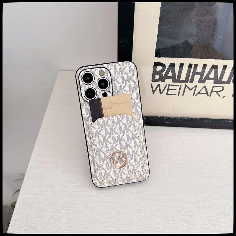 MK Card Bag Gold Logo iPhone Case1 mysite