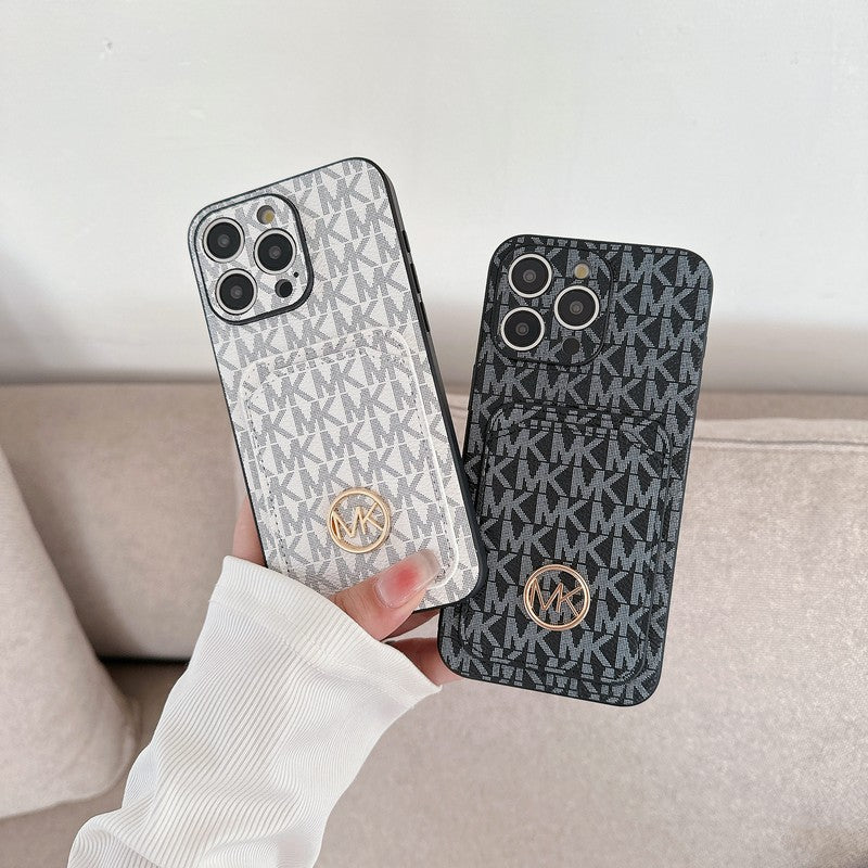 MK Card Bag Gold Logo iPhone Case1 mysite