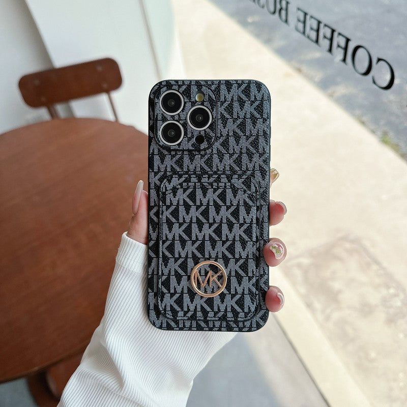 MK Card Bag Gold Logo iPhone Case1 mysite