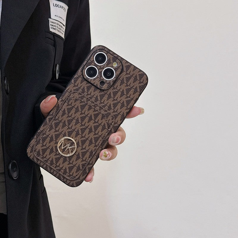 MK Card Bag Gold Logo iPhone Case1 mysite