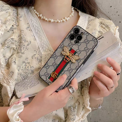 Bee Trendy Phone Case For iPhone With Hand Holders mysite