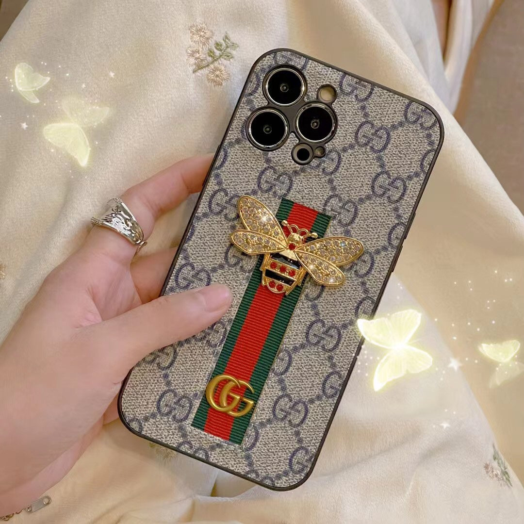 Bee Trendy Phone Case For iPhone With Hand Holders mysite