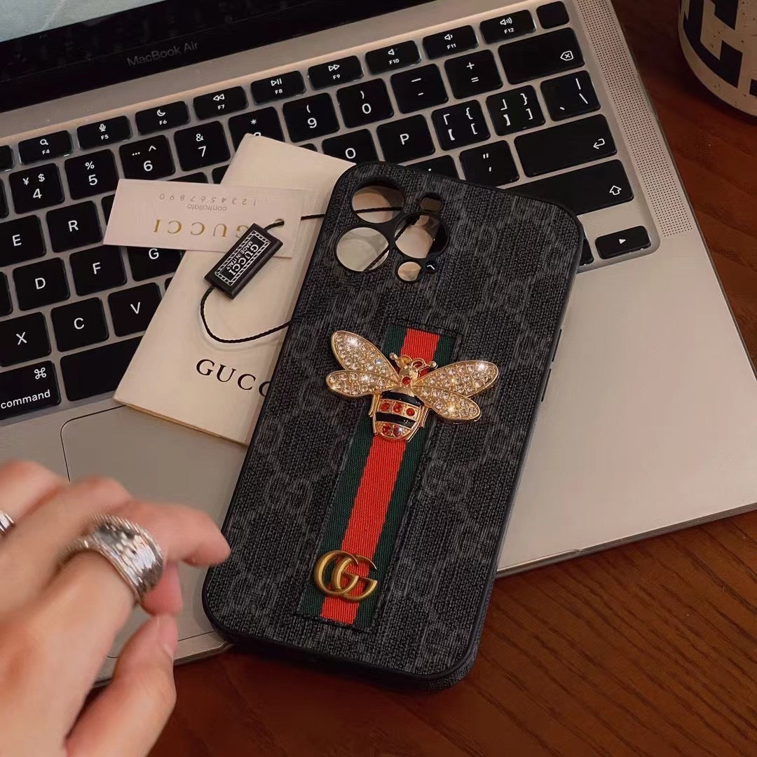Bee Trendy Phone Case For iPhone With Hand Holders mysite