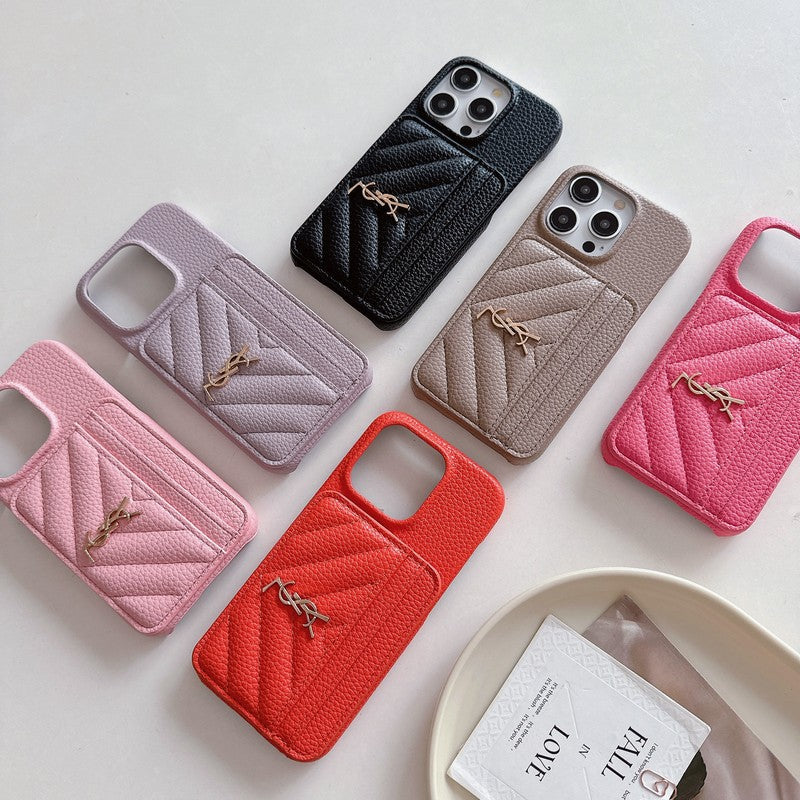 Saint Card Bag Color Leather iPhone Case1 mysite