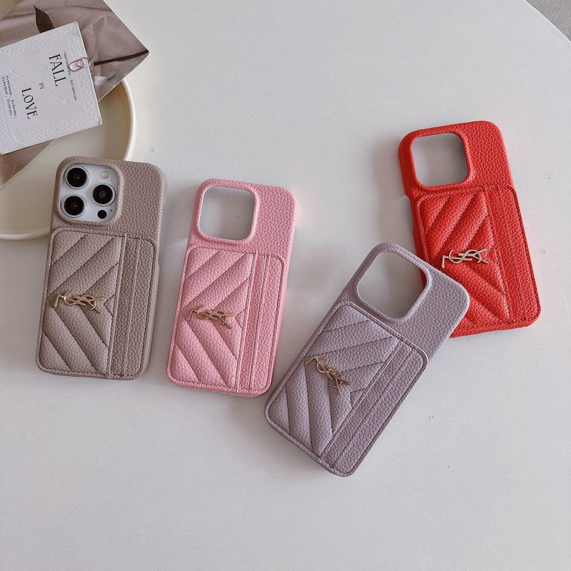 Saint Card Bag Color Leather iPhone Case1 mysite