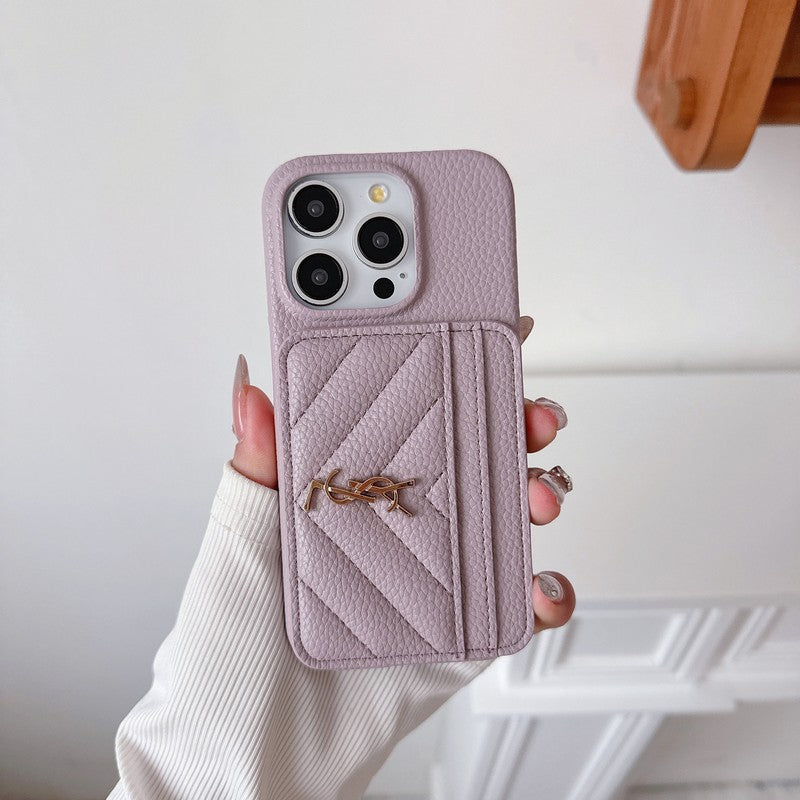 Saint Card Bag Color Leather iPhone Case1 mysite