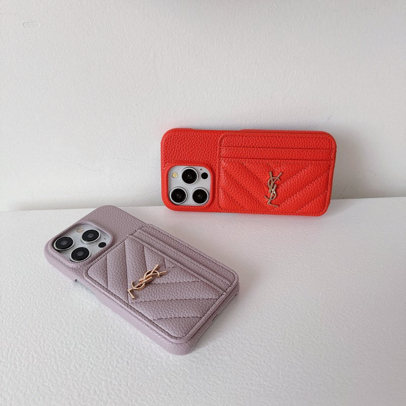 Saint Card Bag Color Leather iPhone Case1 mysite