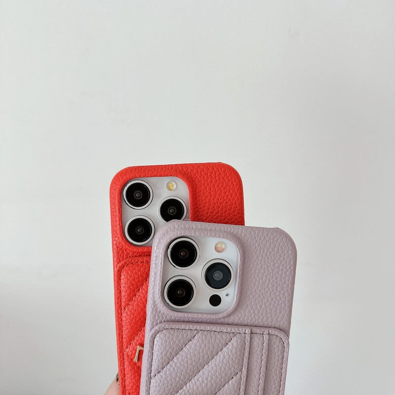 Saint Card Bag Color Leather iPhone Case1 mysite