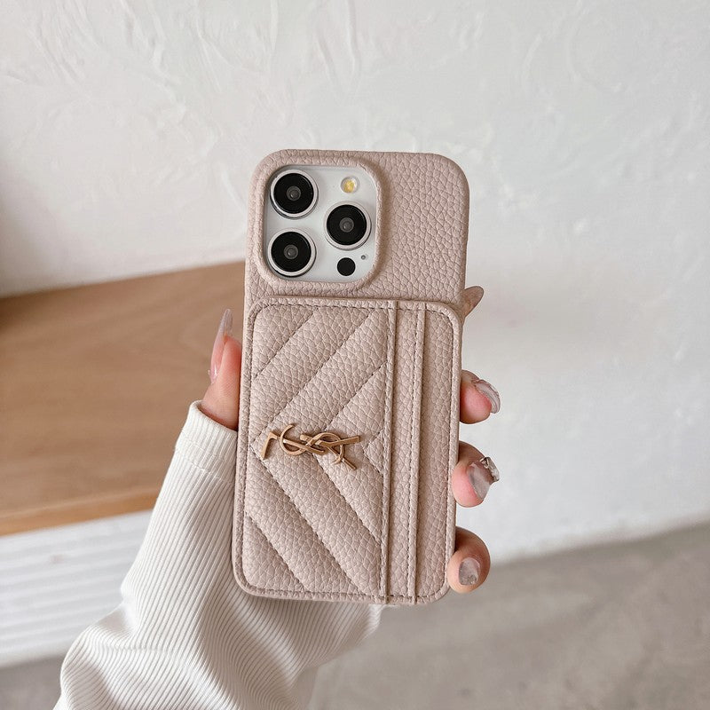 Saint Card Bag Color Leather iPhone Case1 mysite
