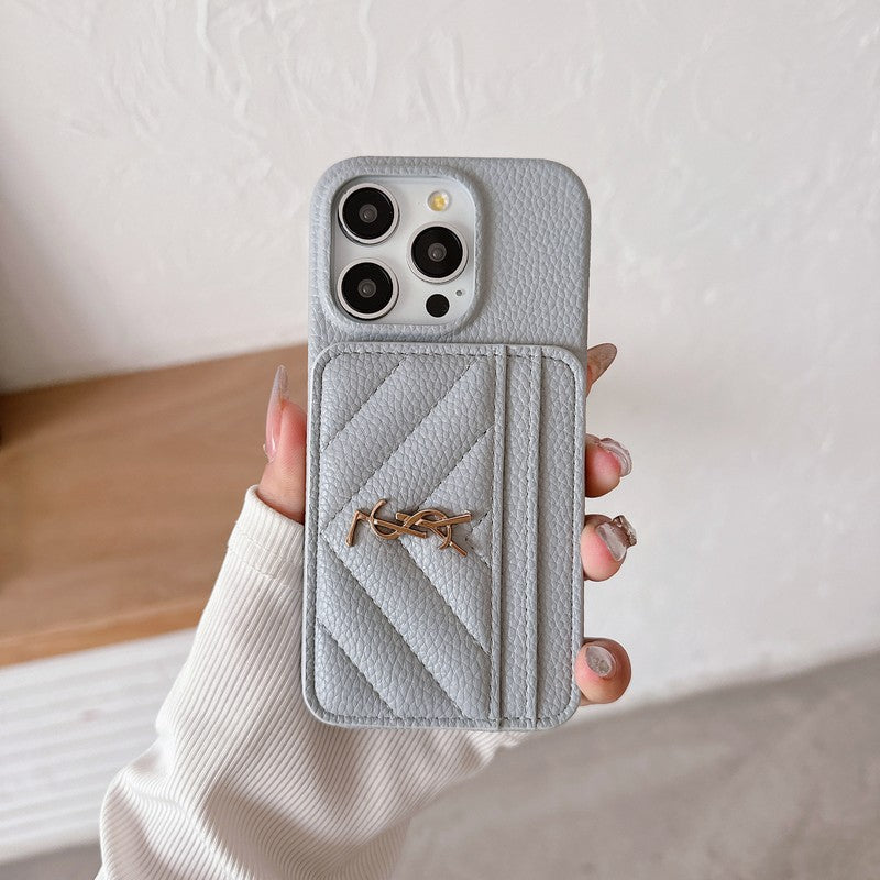 Saint Card Bag Color Leather iPhone Case1 mysite