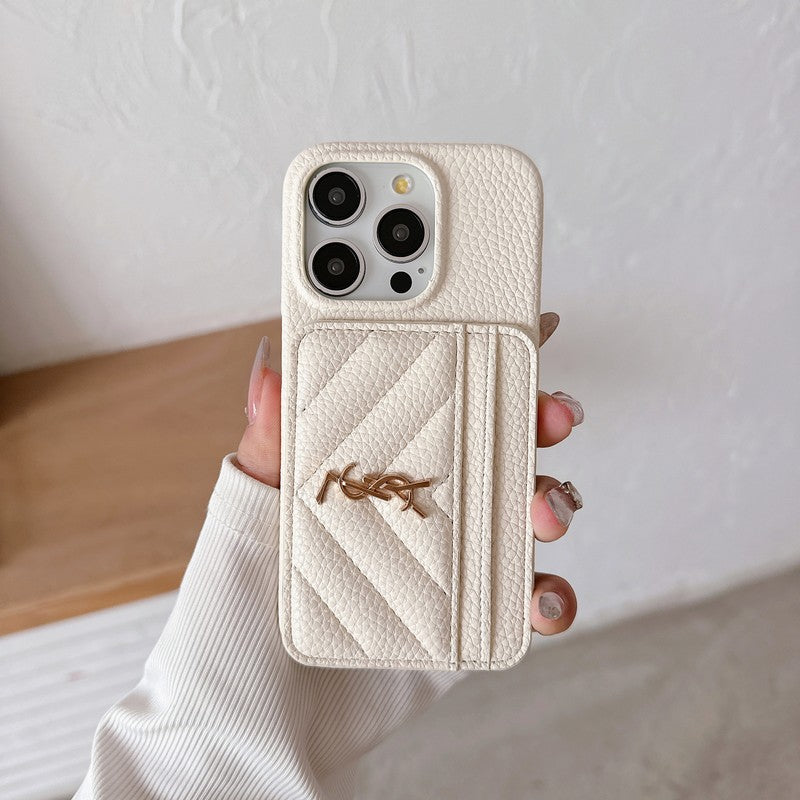 Saint Card Bag Color Leather iPhone Case1 mysite