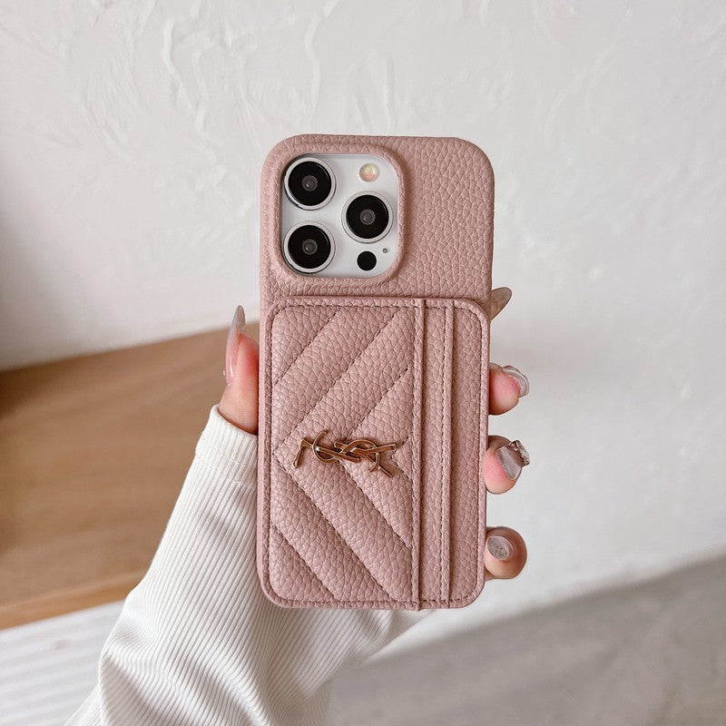 Saint Card Bag Color Leather iPhone Case1 mysite